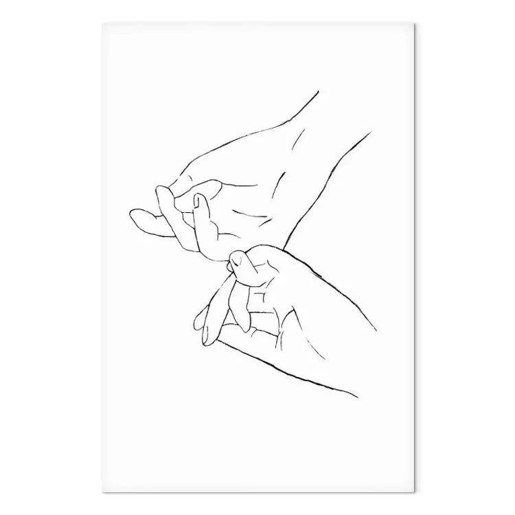 Treasure in Hands (1-part) - Touch in Black and White Tones
