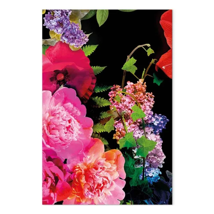 The power of nature - bright colours of flowers and vegetation