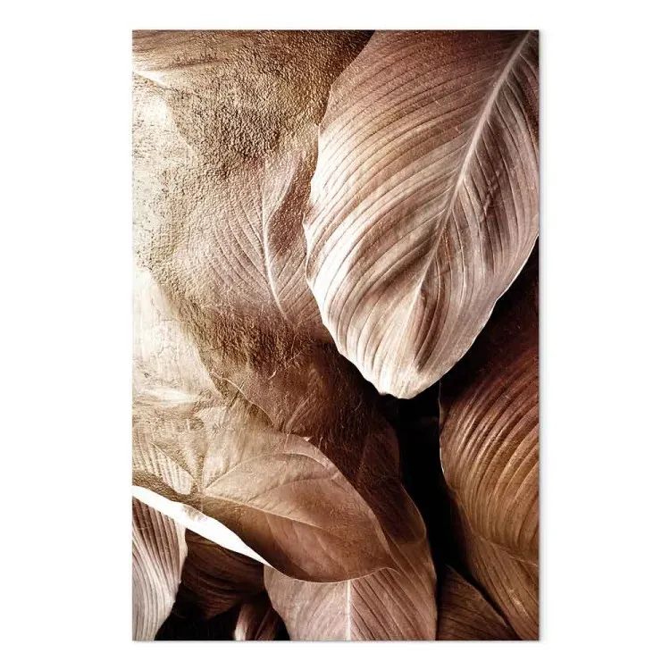Golden Rustle (1-part) vertical - exotic glamour leaves