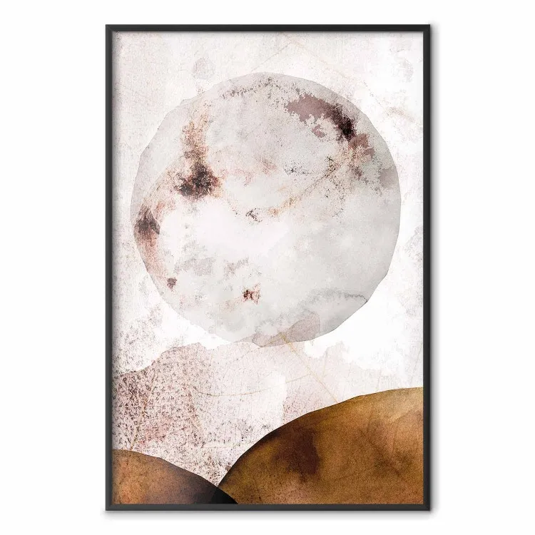 Sunny Spots - abstract texture of white circle on light background