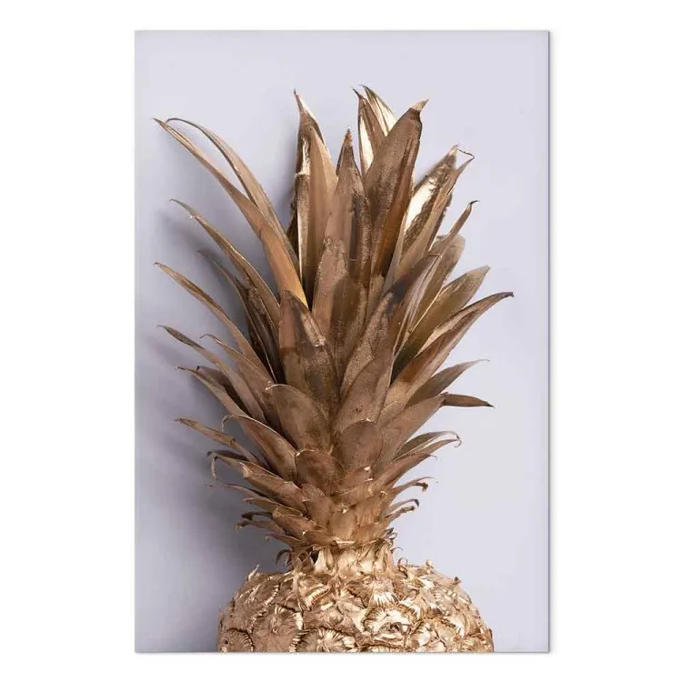 Golden Fruit (1-part) vertical - still life of a golden pineapple