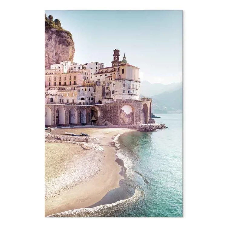 Morning Expedition (1-part) vertical - Mediterranean landscape
