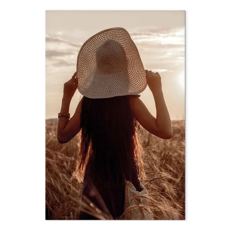 Late Harvest (1-piece) Vertical - woman at sunset