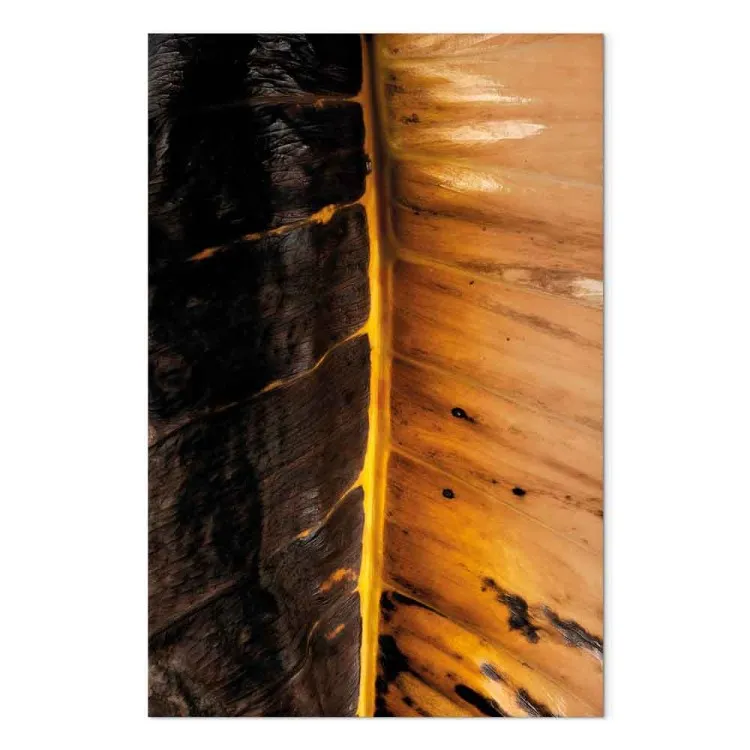 Sunny Contrast (1-piece) Vertical - landscape of fiery leaf