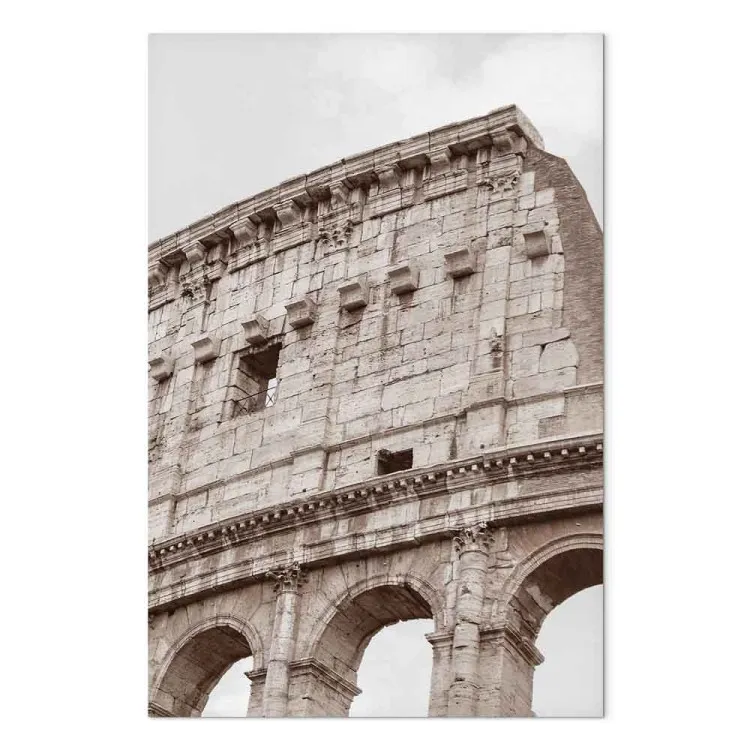 Colosseum (1-piece) Vertical - architecture of the city of Rome in sepia