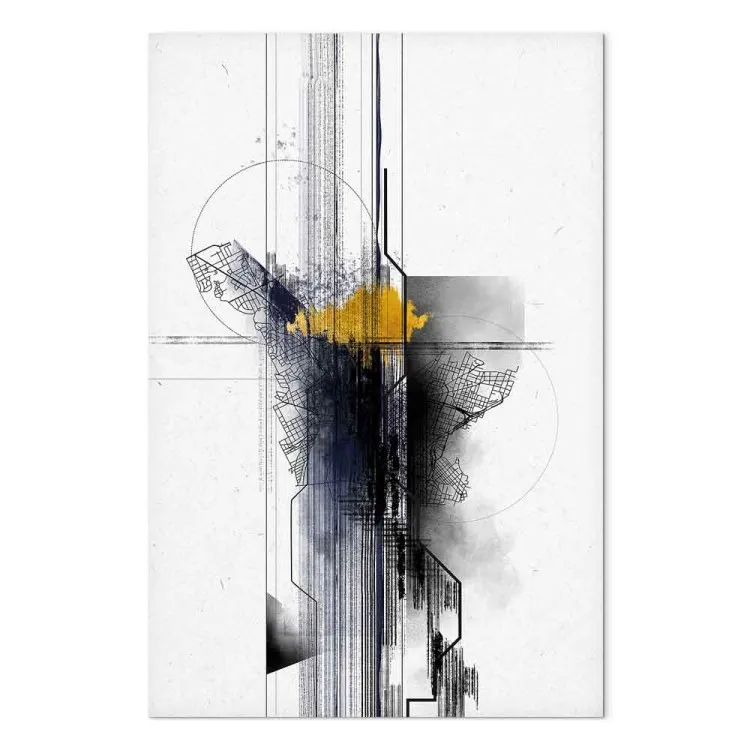 Sentimental Journey (1-piece) Vertical - industrial abstraction