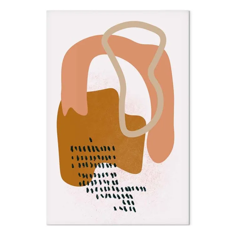 Handbag and shawl - abstract still life in pastel colors