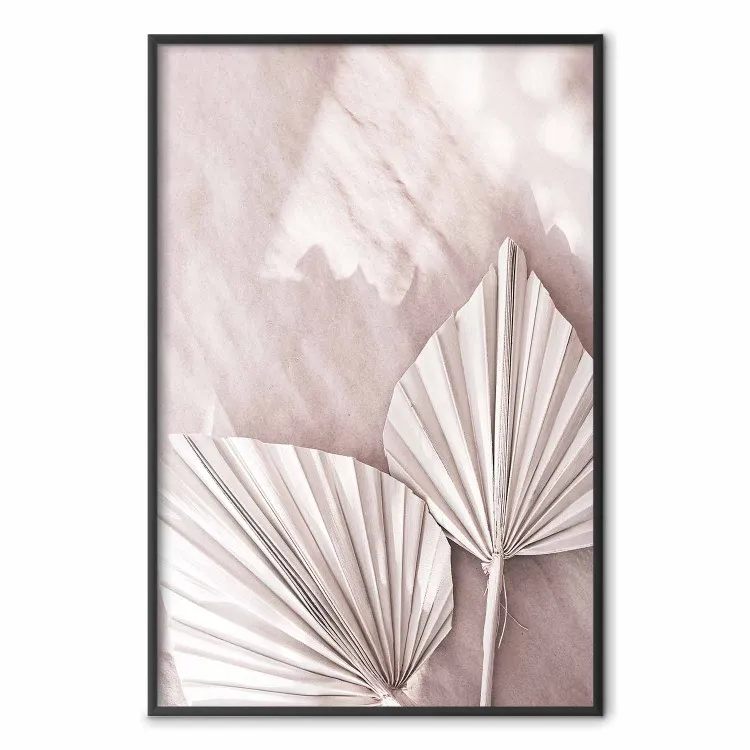 Hot Morning - a summer composition with white leaves in a scandi boho style