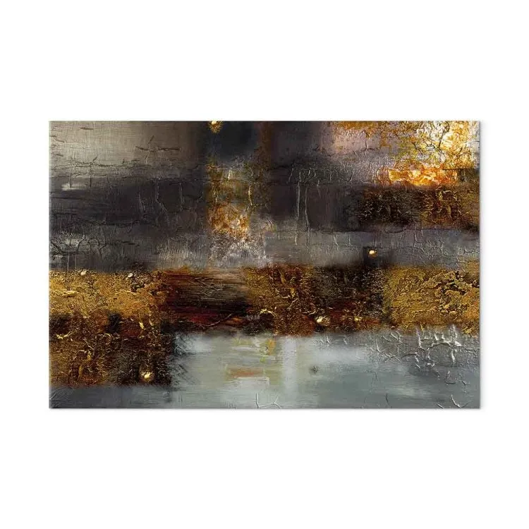 August Evening (1-piece) Wide - golden abstractness