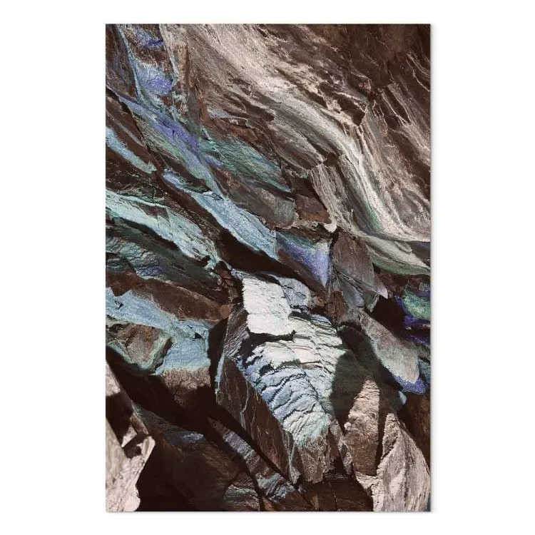 Majestic Rock (1-piece) Vertical - rocky landscape in brown