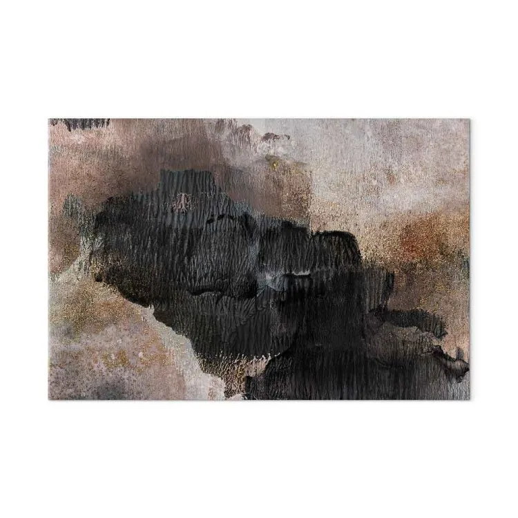 Beige Sanctuary (1-piece) - abstraction with a touch of black