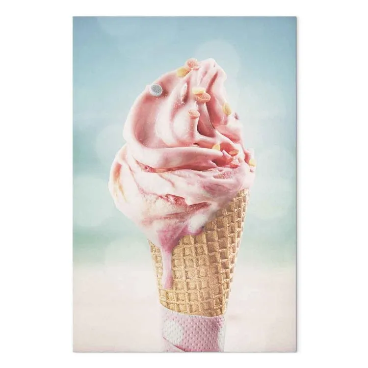 Taste of Summer (1-piece) - still life against a blurred beach and sea
