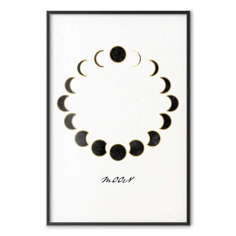 Moon Phases - Minimalist Journey of a Celestial Body